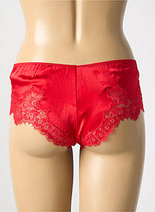 Shorty efect material satinat roșu COTTON CLUB femeie