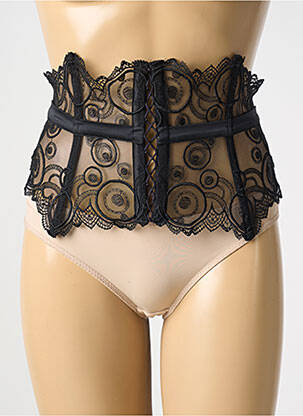 Corset negru RCRESCENTINI BY COTTON BLUB femeie