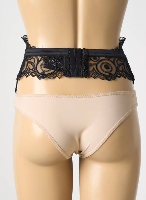 Corset negru RCRESCENTINI BY COTTON BLUB femeie