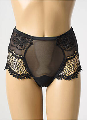 Shorty țesătură satinată negru RCRESCENTINI BY COTTON BLUB femeie
