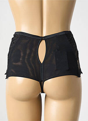 Shorty țesătură satinată negru RCRESCENTINI BY COTTON BLUB femeie