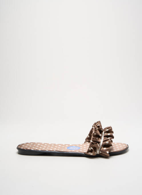 Mulete/Saboți maro RUE DU FAUBOURG femeie