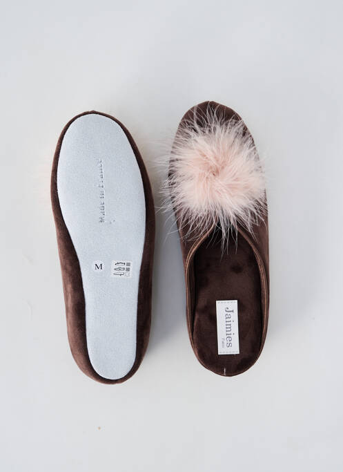 Papuci/Pantofi de casă maro JAIMIES femeie