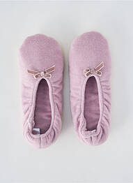 Papuci/pantofi de casă  toc plat până la 3 cm violet PLUTO femeie