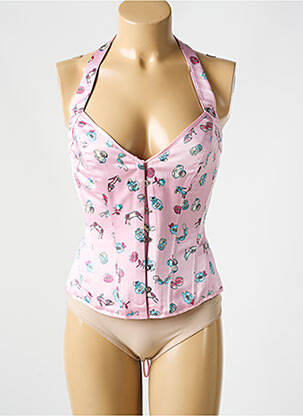 Corset roz REVANCHE DE LA FEMME femeie