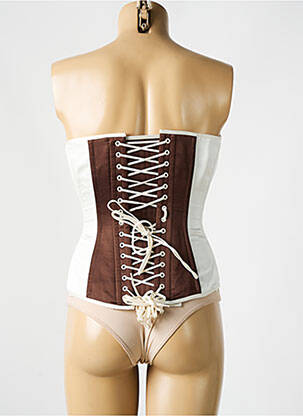 Corset bretele elastice detașabile maro REVANCHE DE LA FEMME femeie