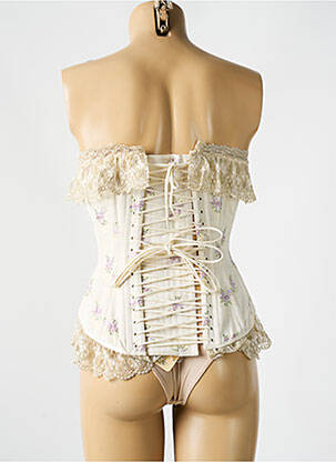 Corset broderie bej REVANCHE DE LA FEMME femeie