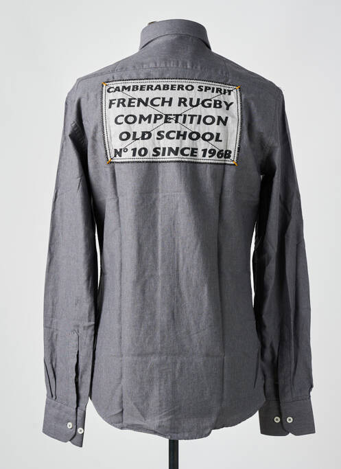 Cămașă cu mâneci lungi gri CAMBERABERO bărbat