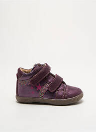 Adidași material neted vârf rotund violet NOËL fille