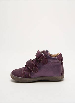 Adidași material neted vârf rotund violet NOËL fată