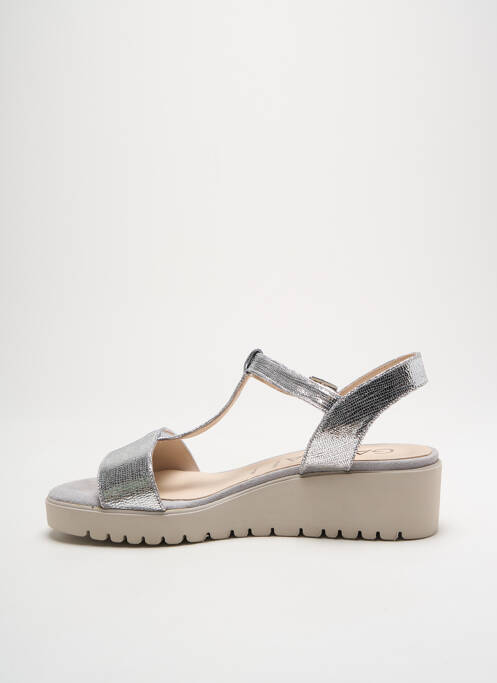 Sandale/Pantofi decupați argintiu GADEA femeie