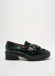 Mocasini material neted toc de 4 la 6 cm verde GADEA femme