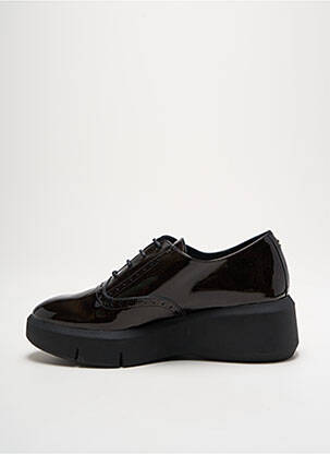 Derby-uri material neted toc de 4 la 6 cm gri GADEA femeie
