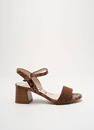 Sandale/Pantofi decupați maro GADEA femeie