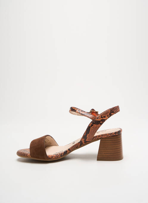 Sandale/Pantofi decupați maro GADEA femeie