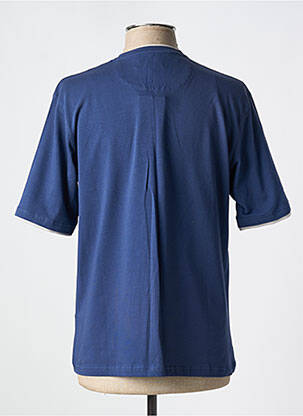 Tricou elasticitate mâneci scurte albastru LOUIS VICTOR bărbat