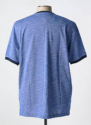 Tricou croială dreaptă mâneci scurte albastru LOUIS VICTOR bărbat