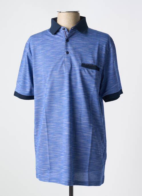 Polo albastru LOUIS VICTOR bărbat