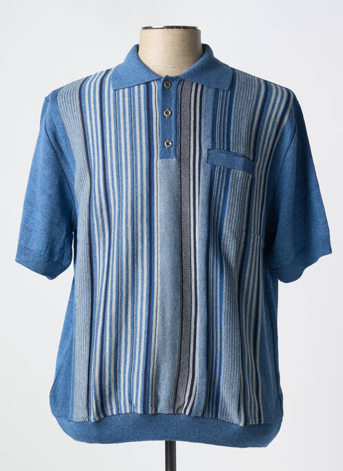 Polo albastru LOUIS VICTOR bărbat