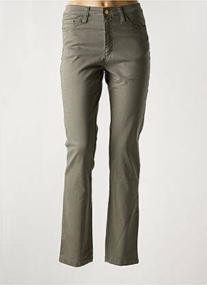 Pantalon slim buzunare verde WALTRON femeie