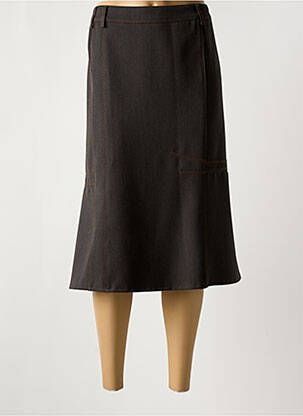 Fustă midi maro GUY DUBOUIS femeie