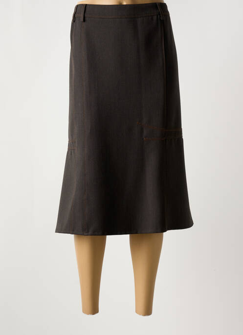 Fustă midi maro GUY DUBOUIS femeie