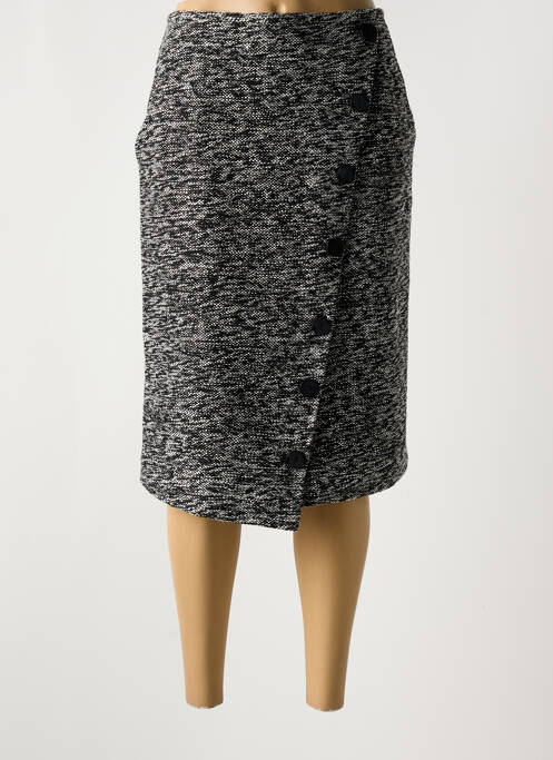 Fustă midi negru MARBLE femeie