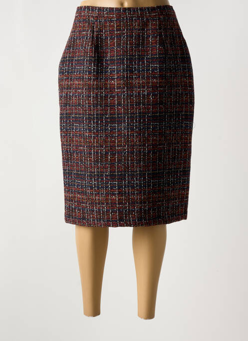 Fustă midi roșu GRIFFON femeie