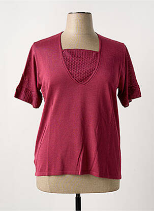 Pulover roz FILEUSE D'ARVOR femeie