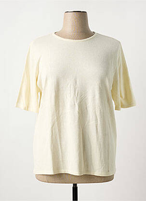 Pulover bej FIL & MAILLE femeie