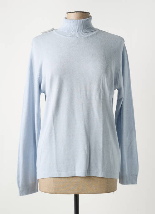 Pulover cu guler înalt albastru DUSEN femeie