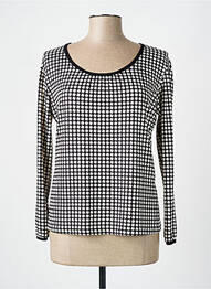 Pulover croială cambrată mâneci lungi negru OMC femme