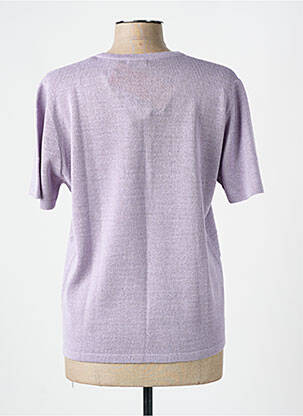 Top mâneci scurte mâneci scurte violet OMC femeie