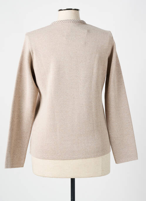 Vestă cu mâneci lungi bej I.ODENA femeie