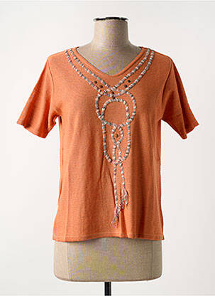 Top portocaliu FILEUSE D'ARVOR femeie