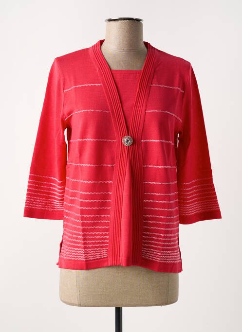 Twin-set roșu HENRY & JULIETTE femeie