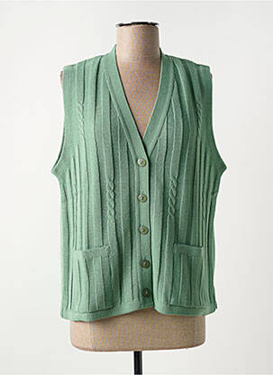 Vestă fără mâneci verde OMC femeie