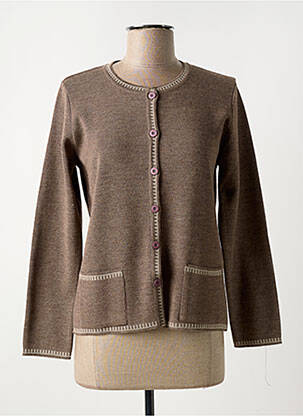 Vestă cu mâneci lungi maro I.ODENA femeie