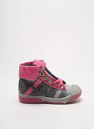 Adidași material neted vârf rotund roz BABYBOTTE fată