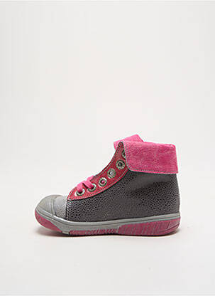 Adidași material neted vârf rotund roz BABYBOTTE fată