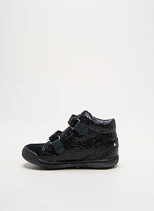Adidași material neted vârf rotund negru BABYBOTTE fată