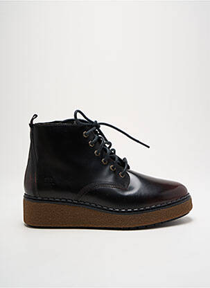 Botine/ghete material neted toc de 4 la 6 cm maro TIMBERLAND femeie