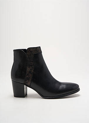 Botine/ghete material neted toc de 4 la 6 cm negru MYMA femeie