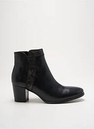 Botine/ghete material neted toc de 4 la 6 cm negru MYMA femeie