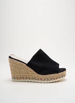 Espadrile vârf deschis toc înalt de 10cm și mai mult negru CASSIS femeie