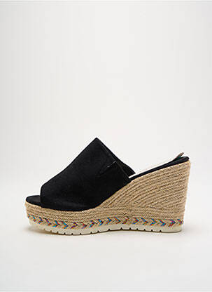 Espadrile vârf deschis toc înalt de 10cm și mai mult negru CASSIS femeie