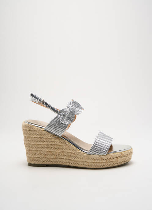 Espadrile argintiu CASSIS COTE D'AZUR femeie