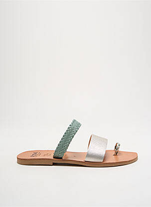 Mulete/Saboți argintiu RIA MENORCA femeie