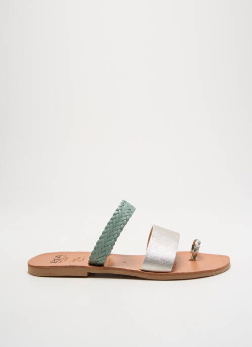 Mulete/Saboți argintiu RIA MENORCA femeie