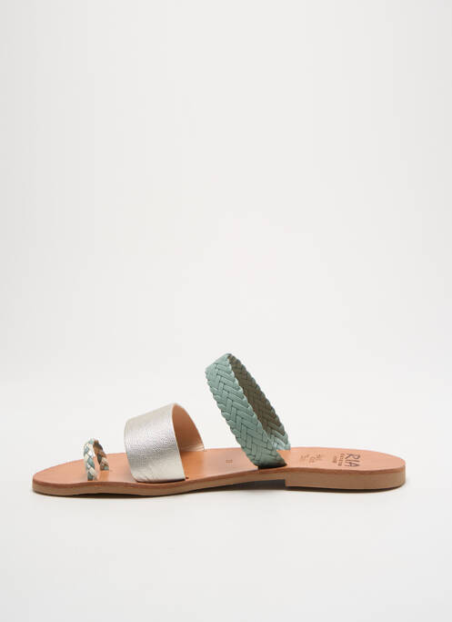 Mulete/Saboți argintiu RIA MENORCA femeie